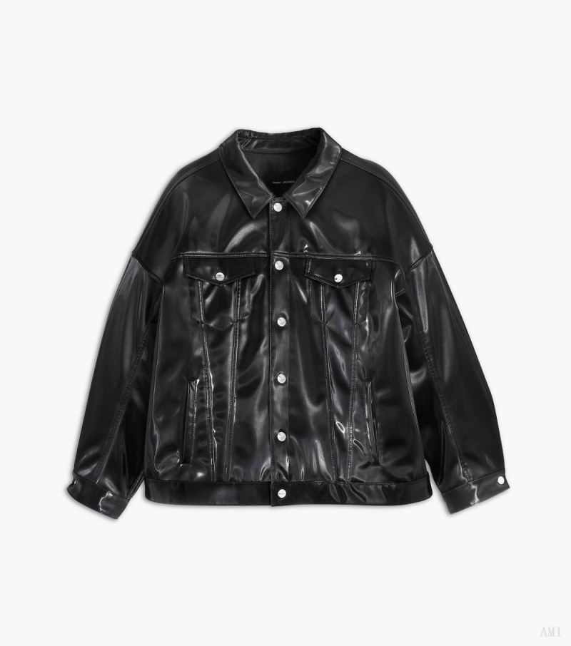 Marc Jacobs | The Reflective Trucker Jacket - Black