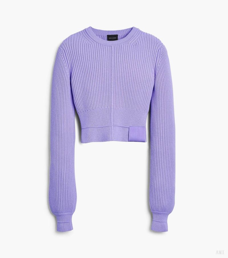 Marc Jacobs | The Femme Crewneck Sweater - Iced Lavender - Click Image to Close