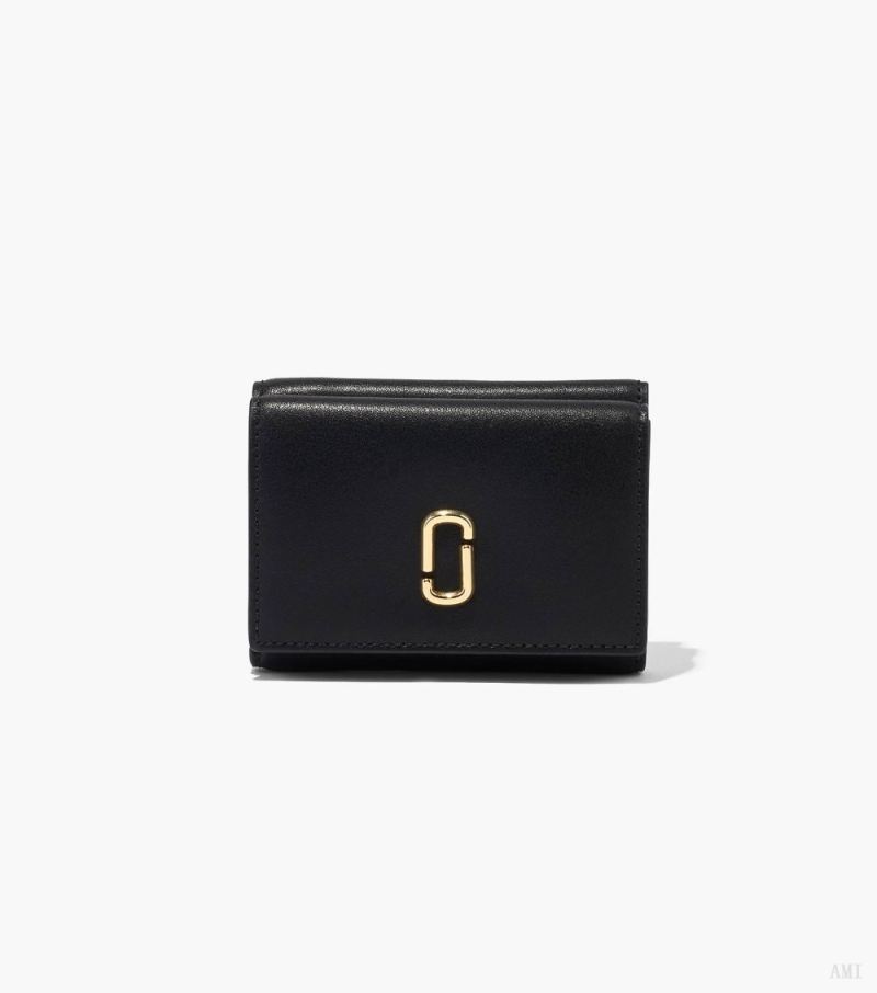 Marc Jacobs | The J Marc Trifold Wallet - Black - Click Image to Close