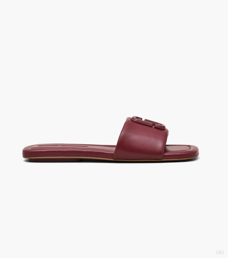 Marc Jacobs | The J Marc Leather Sandal - Cherry