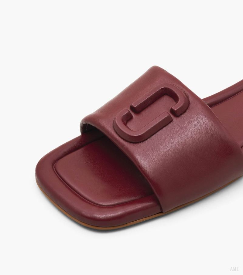 Marc Jacobs | The J Marc Leather Sandal - Cherry