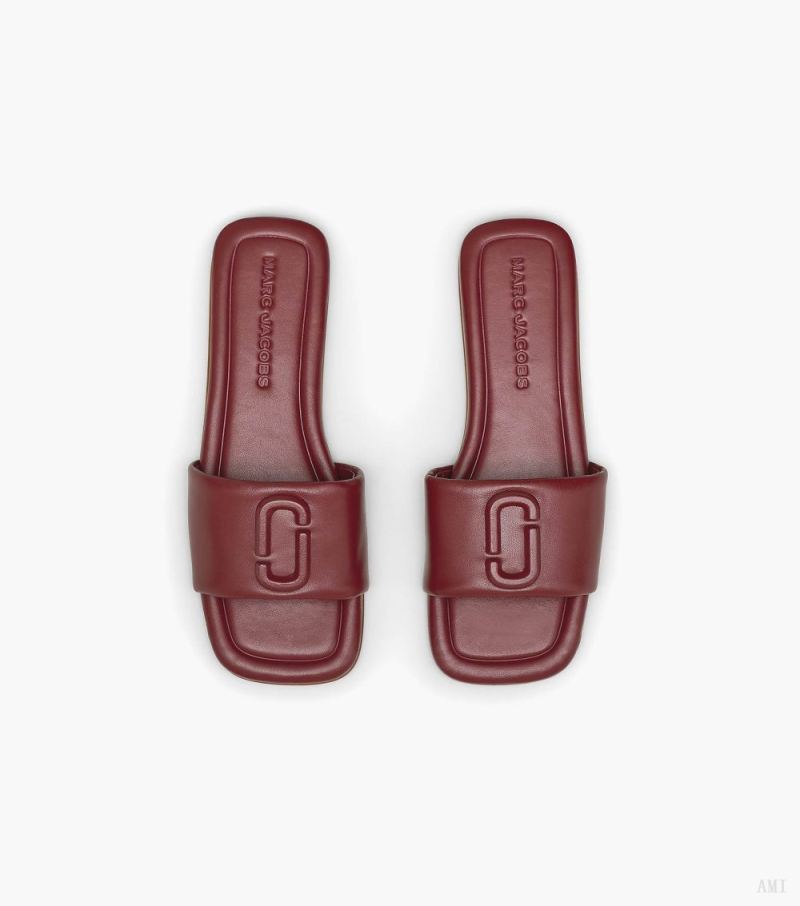 Marc Jacobs | The J Marc Leather Sandal - Cherry