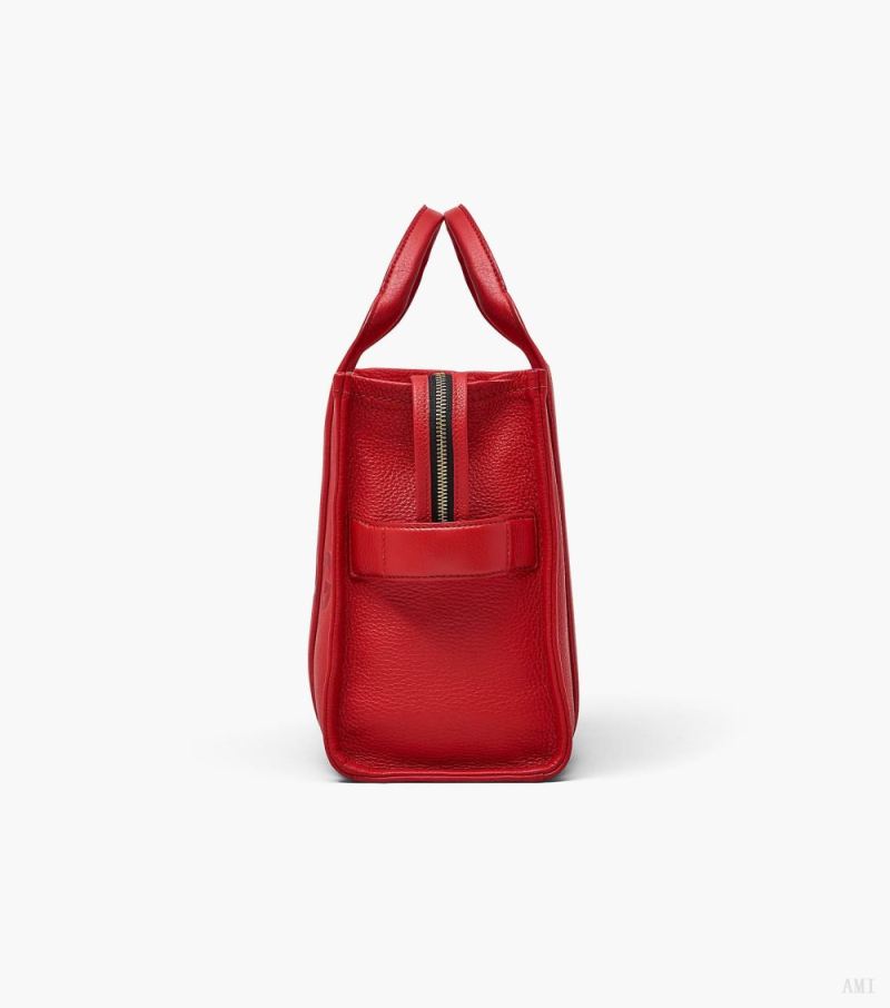 Marc Jacobs | The Leather Medium Tote Bag - True Red