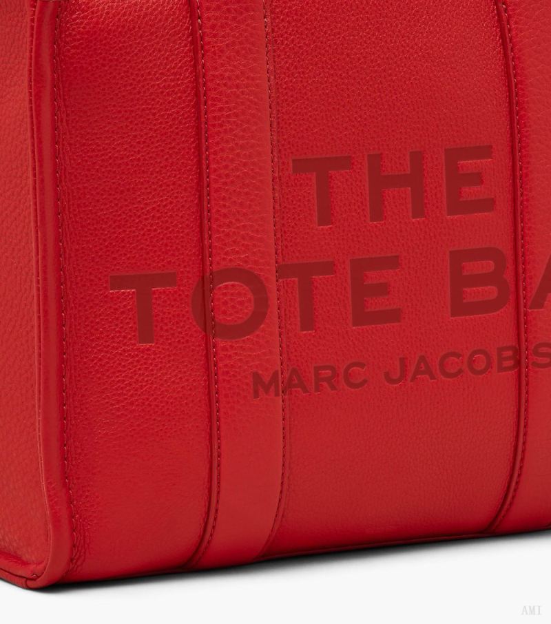 Marc Jacobs | The Leather Medium Tote Bag - True Red