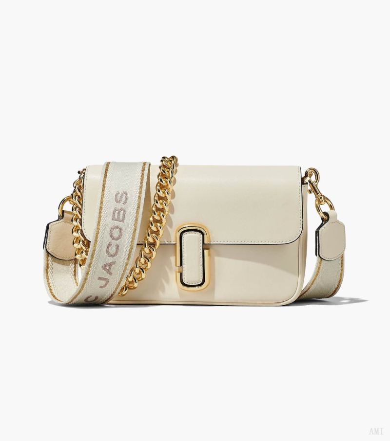 Marc Jacobs | The J Marc Soft Shoulder Bag - Cloud White - Click Image to Close