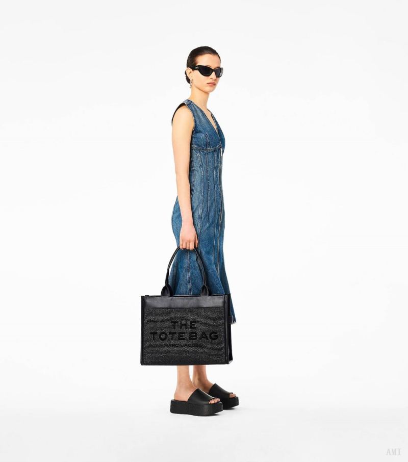 Marc Jacobs | The Woven Dtm Large Tote Bag - Black