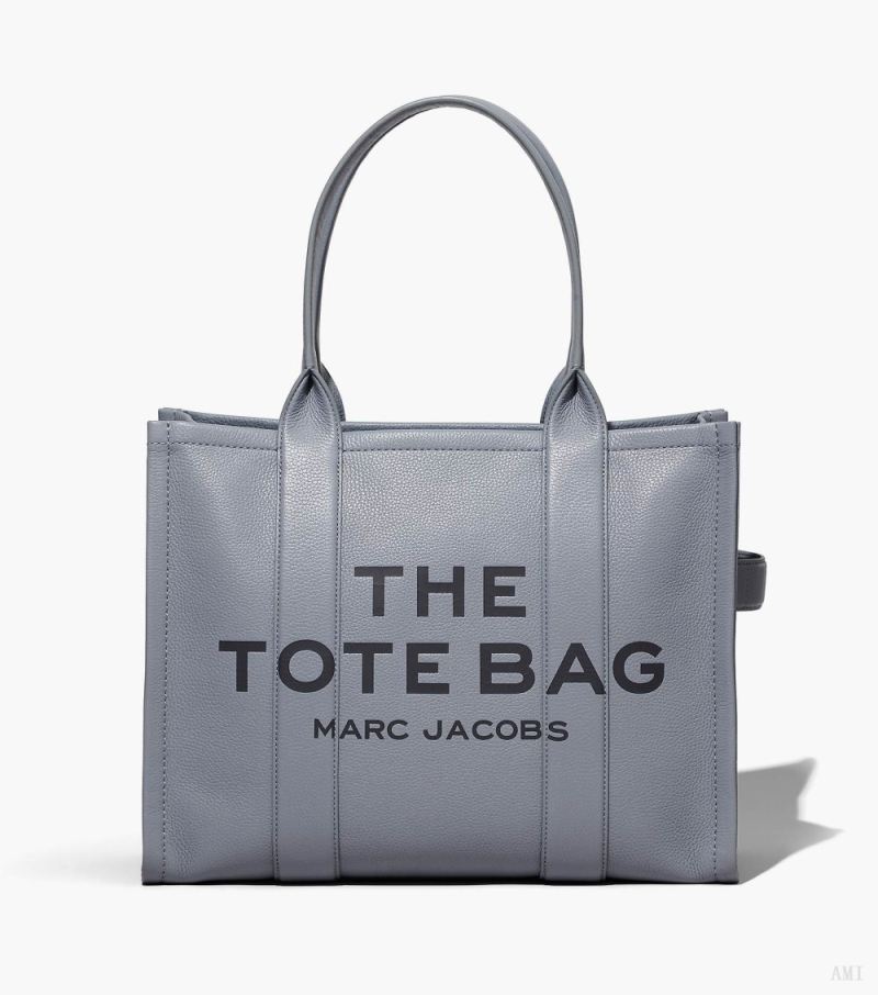 Marc Jacobs | The Leather Large Tote Bag - Wolf Grey