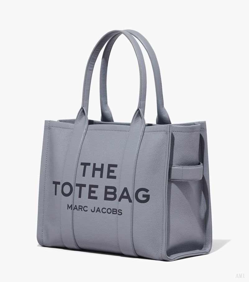 Marc Jacobs | The Leather Large Tote Bag - Wolf Grey