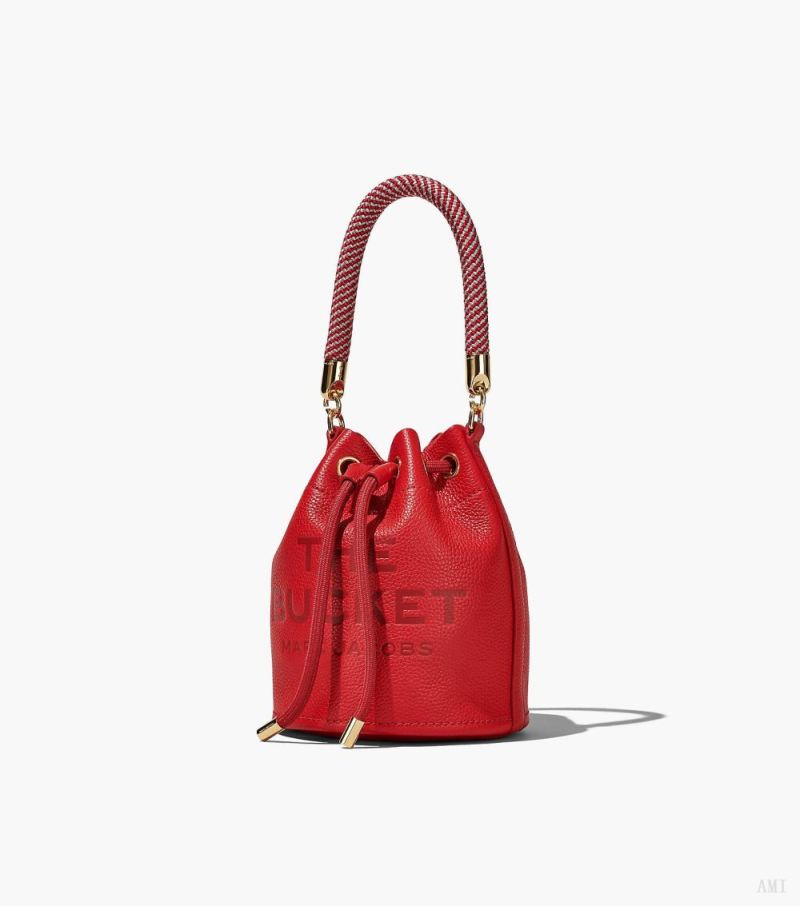 Marc Jacobs | The Leather Bucket Bag - True Red