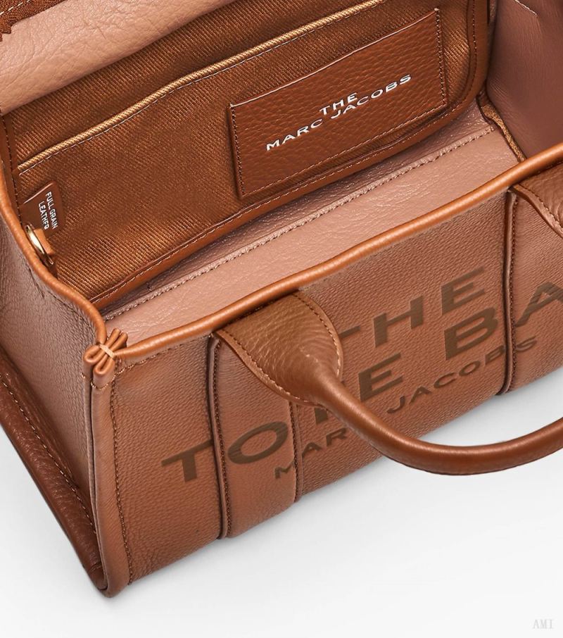 Marc Jacobs | The Leather Small Tote Bag - Argan Oil