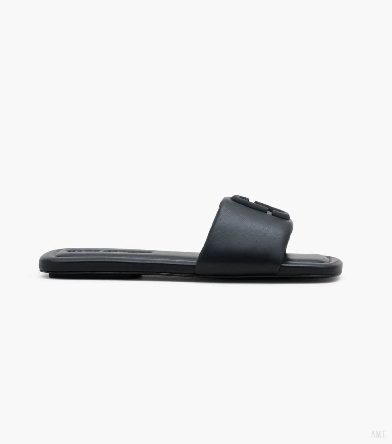 Marc Jacobs | The J Marc Leather Sandal - Black