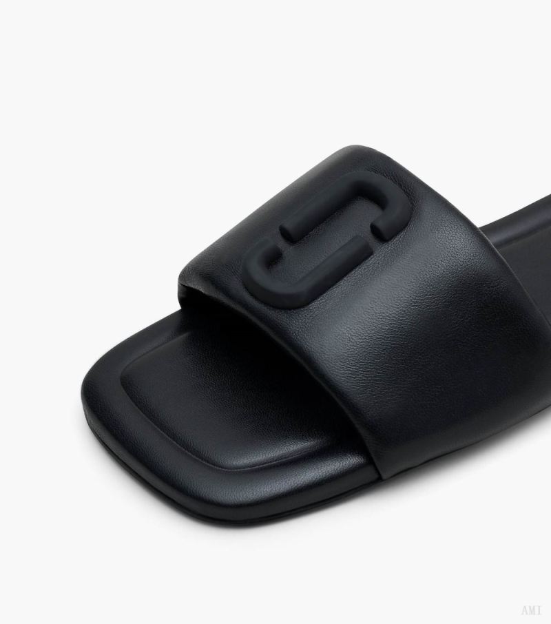 Marc Jacobs | The J Marc Leather Sandal - Black