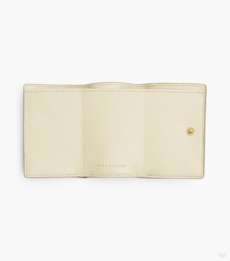 Marc Jacobs | The Utility Snapshot Mini Trifold Wallet - Khaki Multi