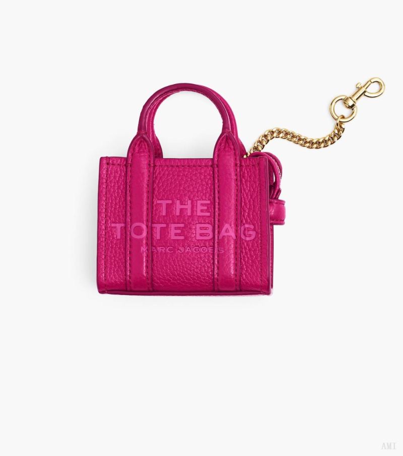 Marc Jacobs | The Nano Tote Bag Charm - Lipstick Pink