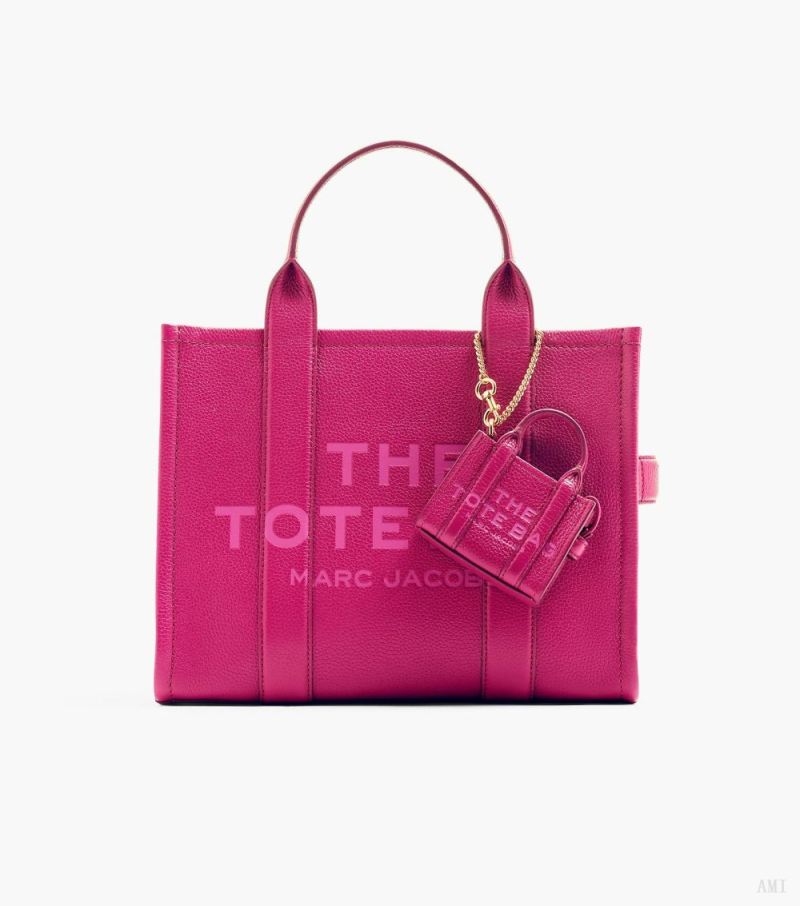 Marc Jacobs | The Nano Tote Bag Charm - Lipstick Pink