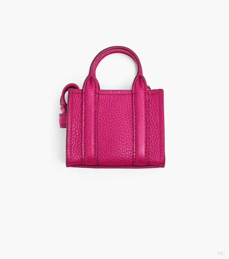 Marc Jacobs | The Nano Tote Bag Charm - Lipstick Pink