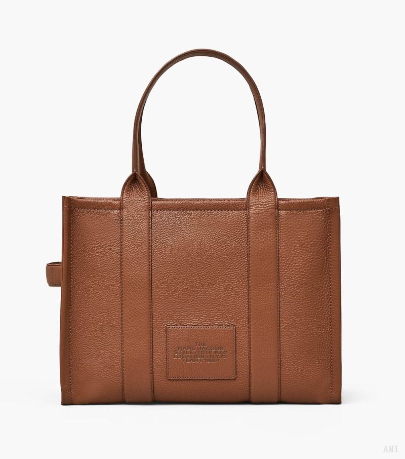 Marc Jacobs | The Leather Large Tote Bag - Argan Oil