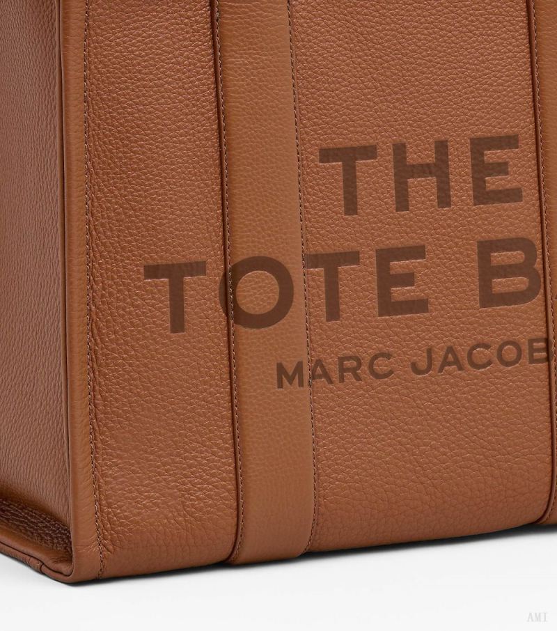 Marc Jacobs | The Leather Large Tote Bag - Argan Oil