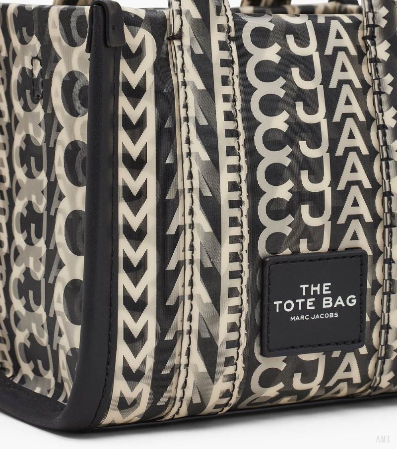 Marc Jacobs | The Monogram Lenticular Mini Tote Bag - Black/White