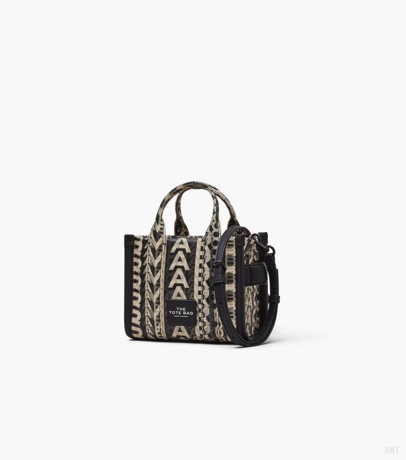 Marc Jacobs | The Monogram Lenticular Mini Tote Bag - Black/White