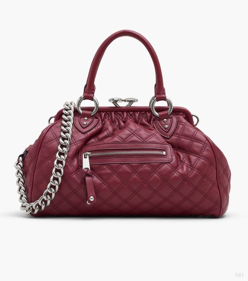 Marc Jacobs | Re-Edition Quilted Leather Stam Bag - Cherry