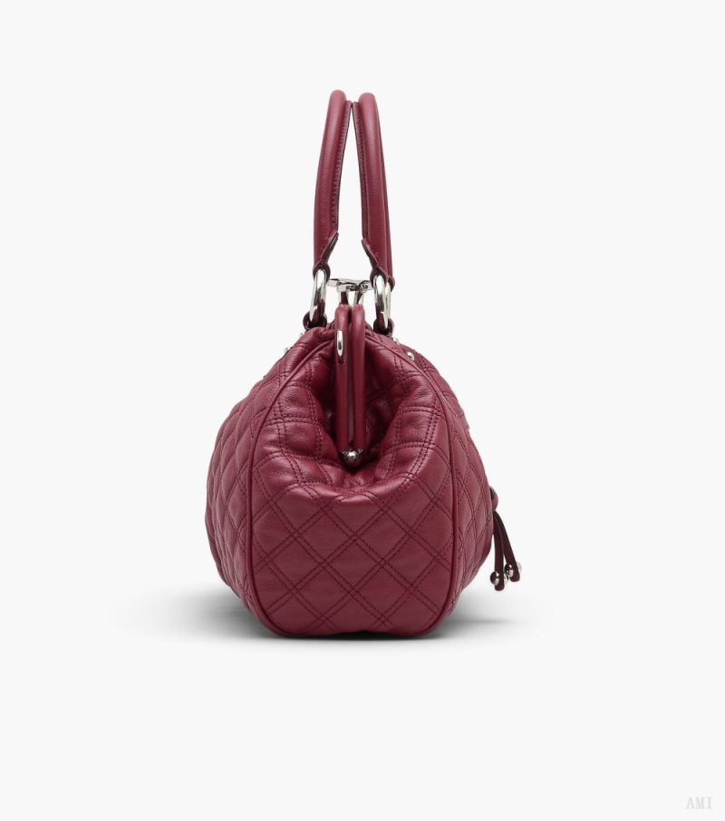 Marc Jacobs | Re-Edition Quilted Leather Stam Bag - Cherry