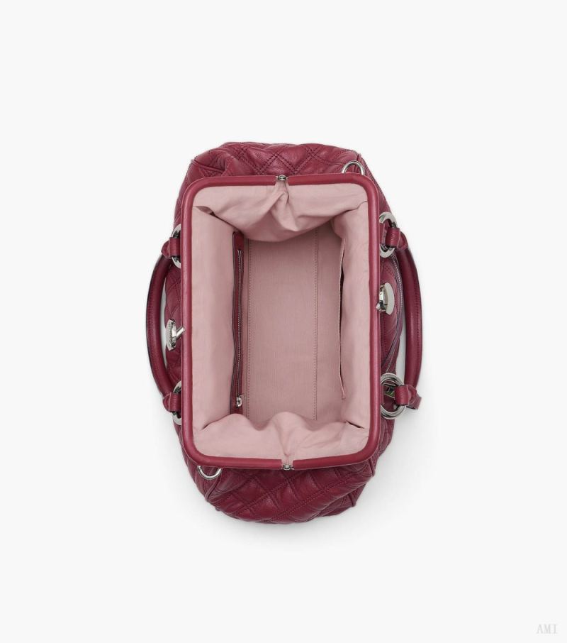 Marc Jacobs | Re-Edition Quilted Leather Stam Bag - Cherry