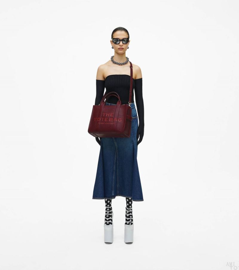 Marc Jacobs | The Leather Medium Tote Bag - Cherry