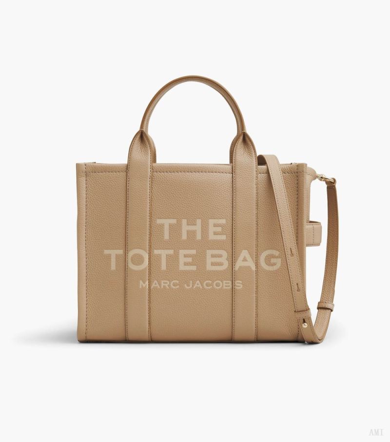 Marc Jacobs | The Leather Medium Tote Bag - Camel