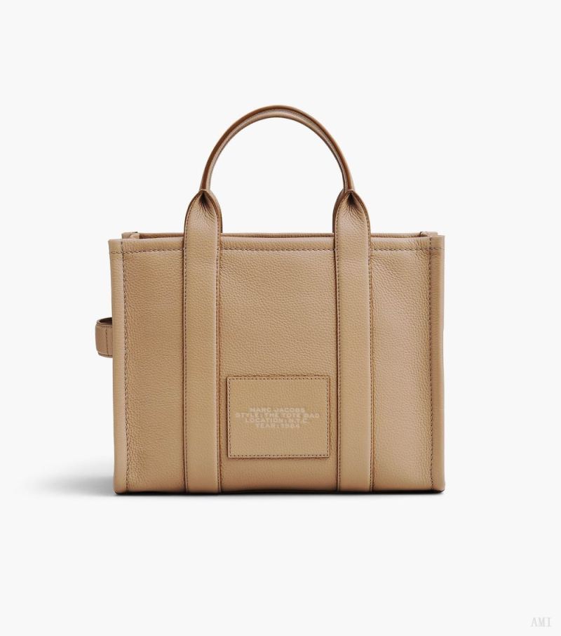 Marc Jacobs | The Leather Medium Tote Bag - Camel