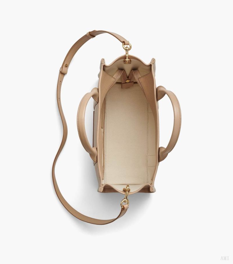 Marc Jacobs | The Leather Medium Tote Bag - Camel