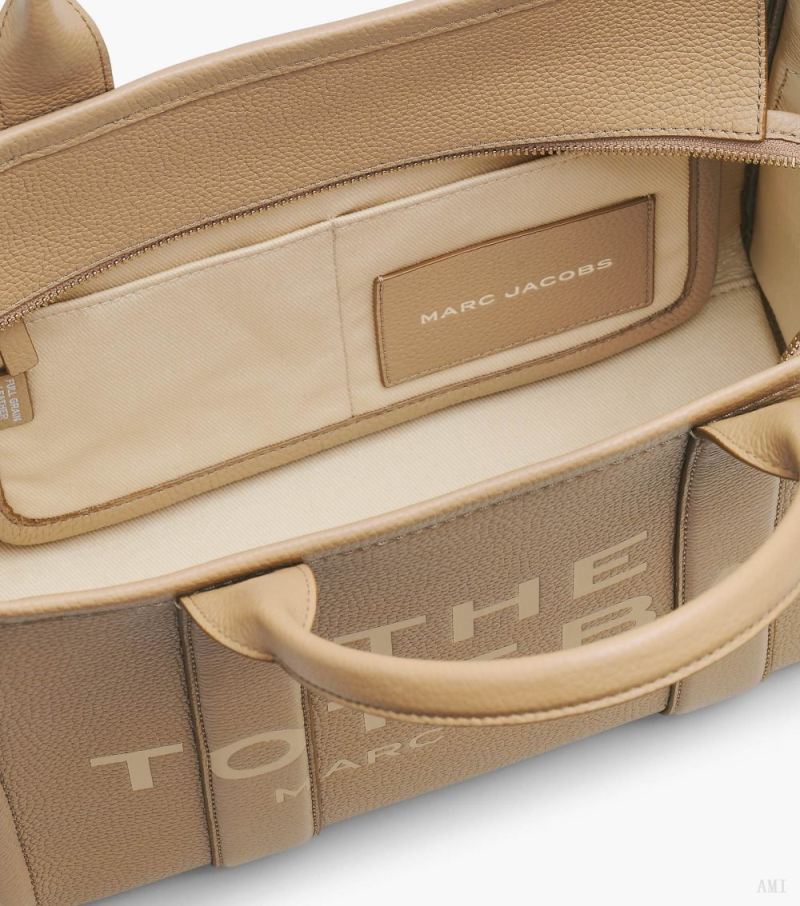 Marc Jacobs | The Leather Medium Tote Bag - Camel