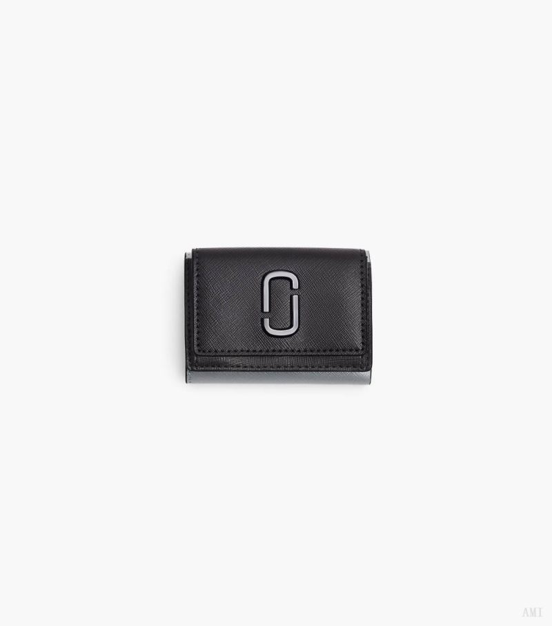 Marc Jacobs | The Utility Snapshot Mini Trifold Wallet - Wolf Grey Multi