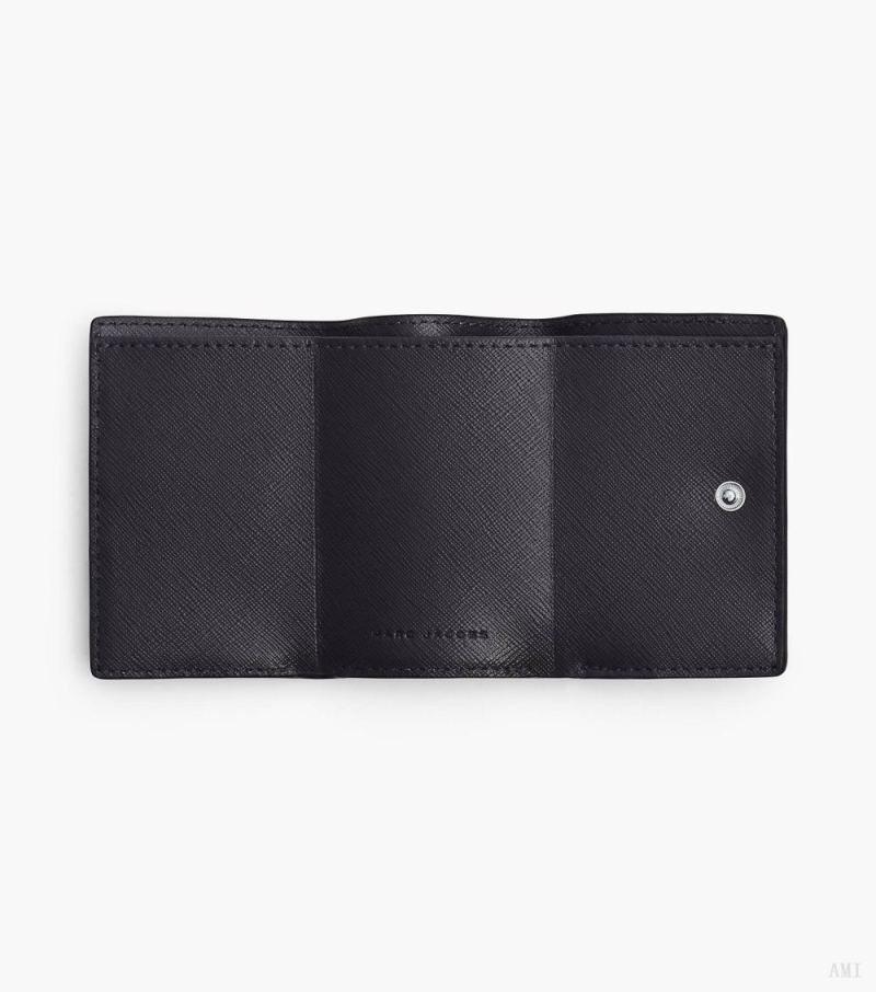 Marc Jacobs | The Utility Snapshot Mini Trifold Wallet - Wolf Grey Multi