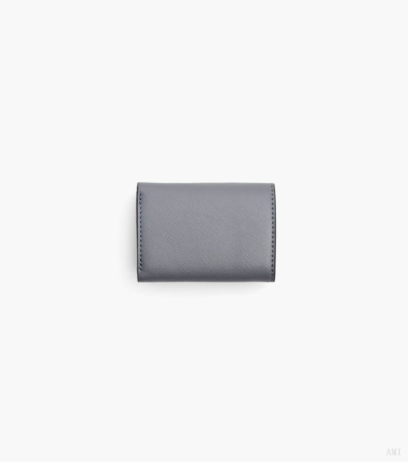 Marc Jacobs | The Utility Snapshot Mini Trifold Wallet - Wolf Grey Multi