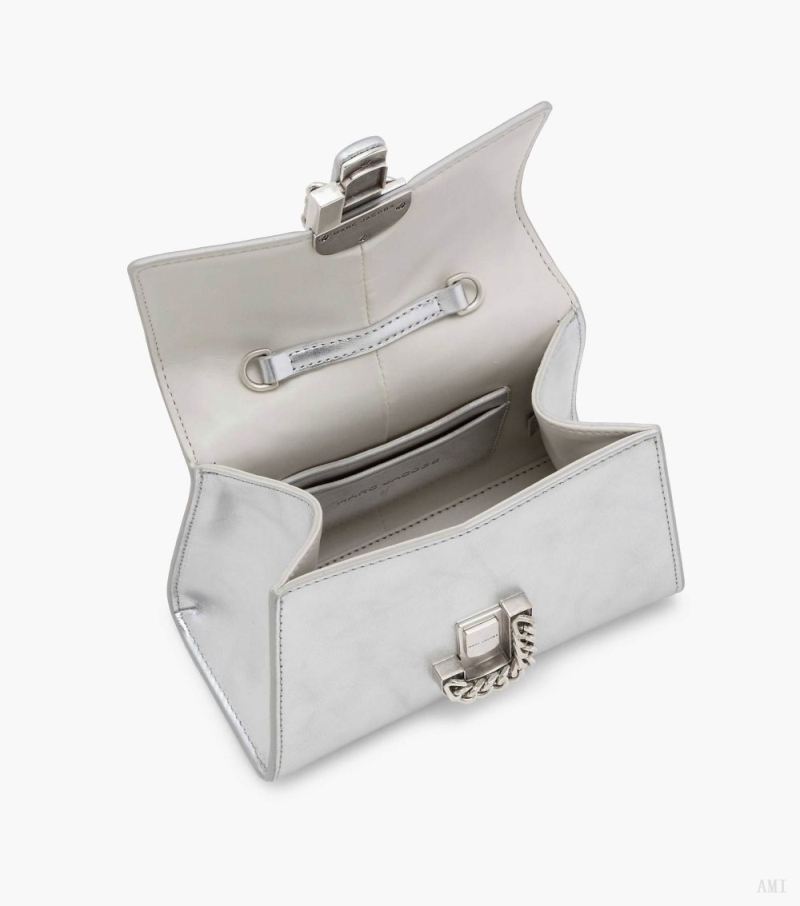 Marc Jacobs | The Metallic St. Marc Mini Top Handle - Silver