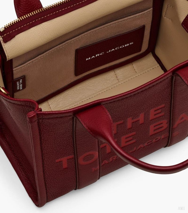 Marc Jacobs | The Leather Small Tote Bag - Cherry