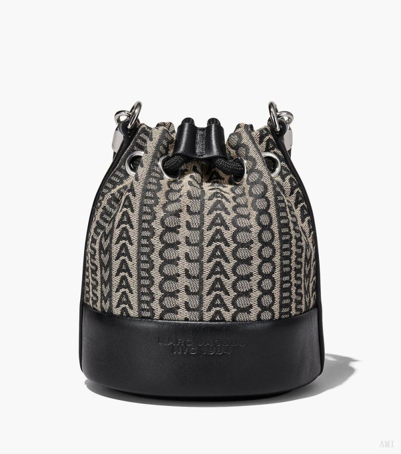 Marc Jacobs | The Monogram Mini Bucket Bag - Beige Multi