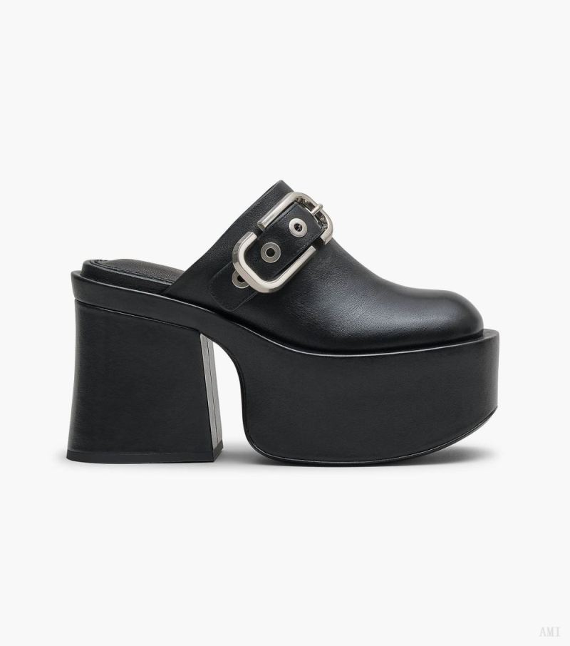 Marc Jacobs | The J Marc Leather Clog - Black