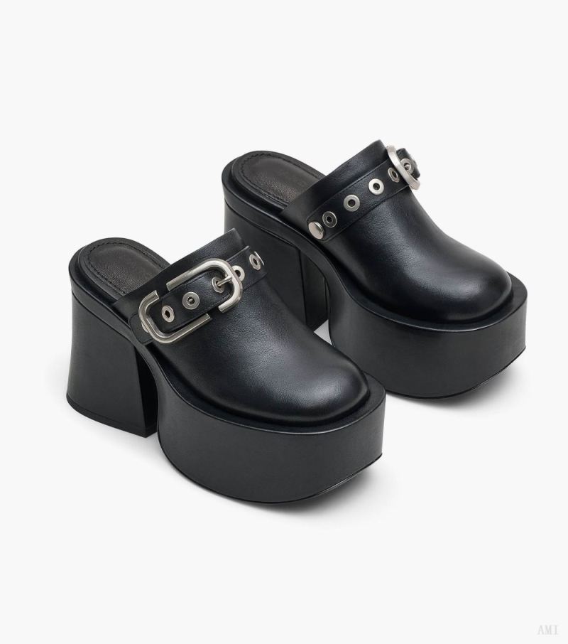 Marc Jacobs | The J Marc Leather Clog - Black