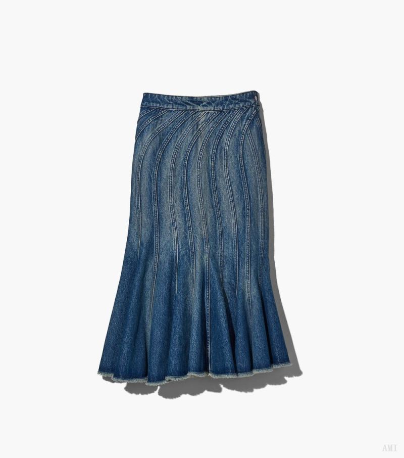 Marc Jacobs | The Wave Denim Skirt - Swell Denim