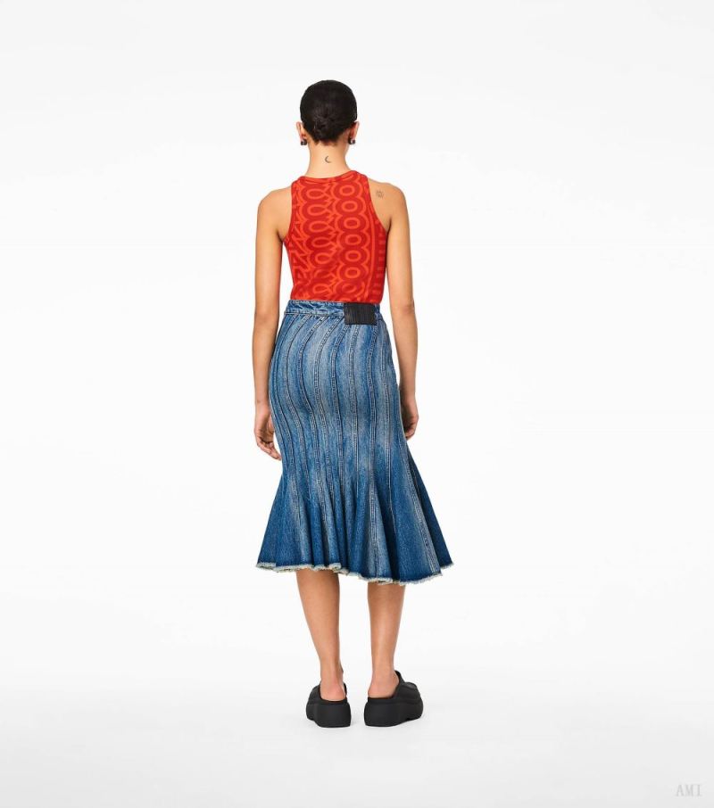 Marc Jacobs | The Wave Denim Skirt - Swell Denim