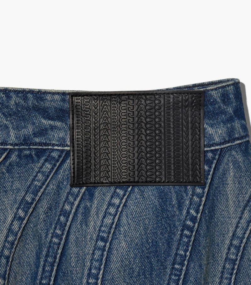 Marc Jacobs | The Wave Denim Skirt - Swell Denim