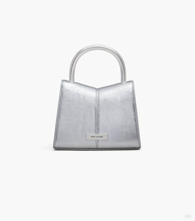 Marc Jacobs | The Metallic St. Marc Mini Top Handle - Silver