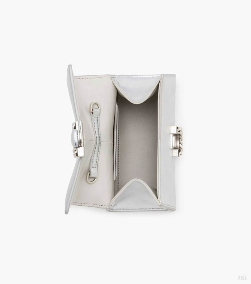 Marc Jacobs | The Metallic St. Marc Mini Top Handle - Silver