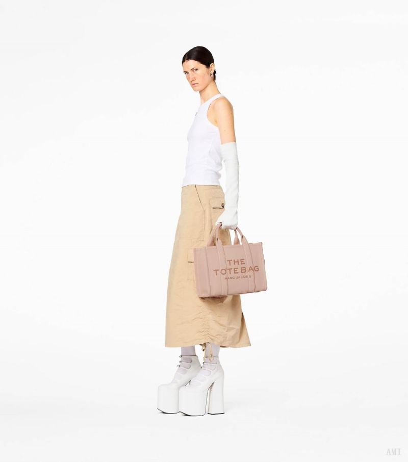 Marc Jacobs | The Leather Medium Tote Bag - Rose