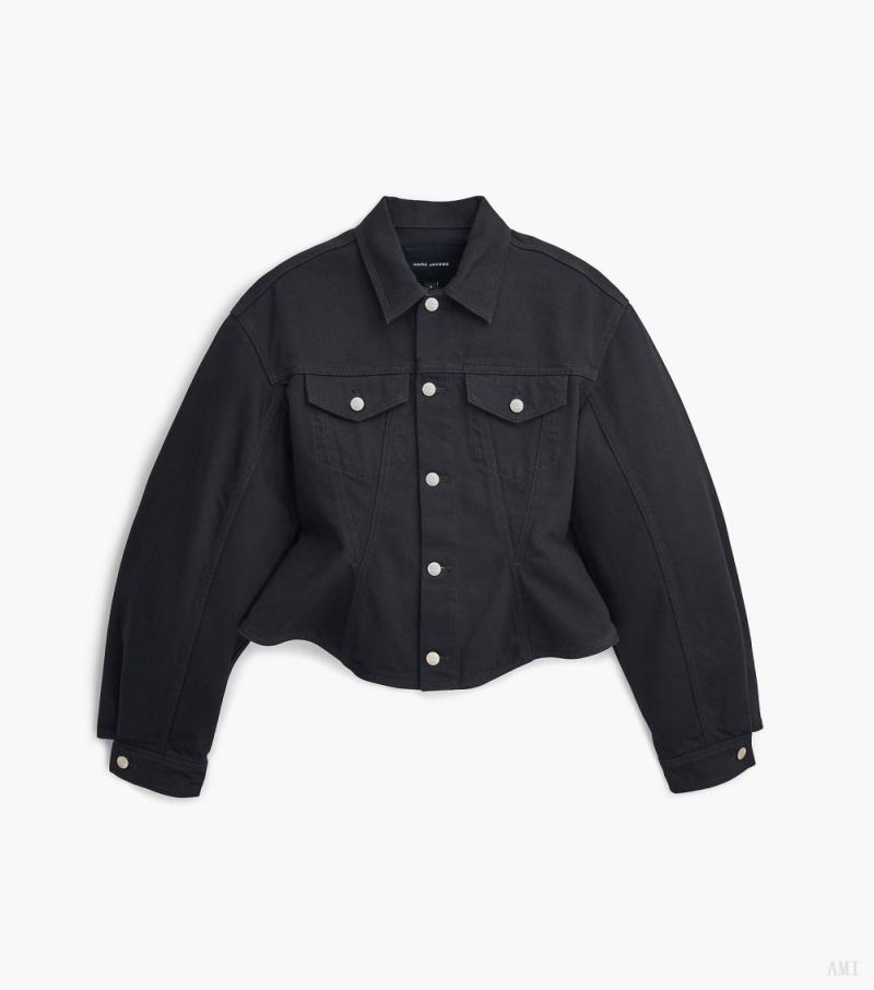 Marc Jacobs | The Fluted Denim Jacket - Black