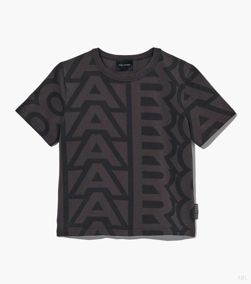 Marc Jacobs | The Monogram Baby T-Shirt - Black/Charcoal