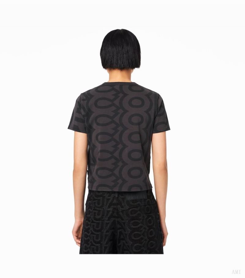 Marc Jacobs | The Monogram Baby T-Shirt - Black/Charcoal