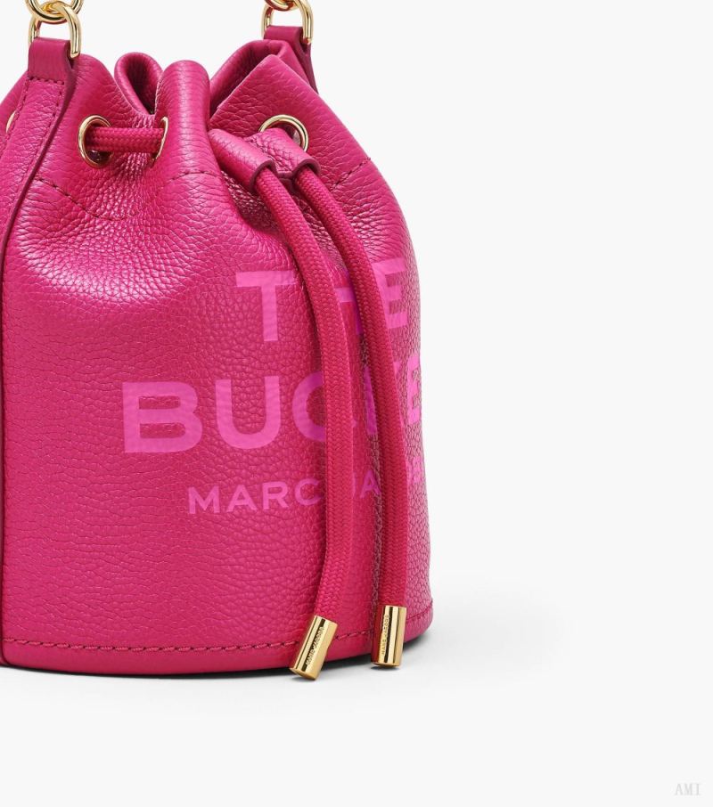 Marc Jacobs | The Leather Bucket Bag - Lipstick Pink